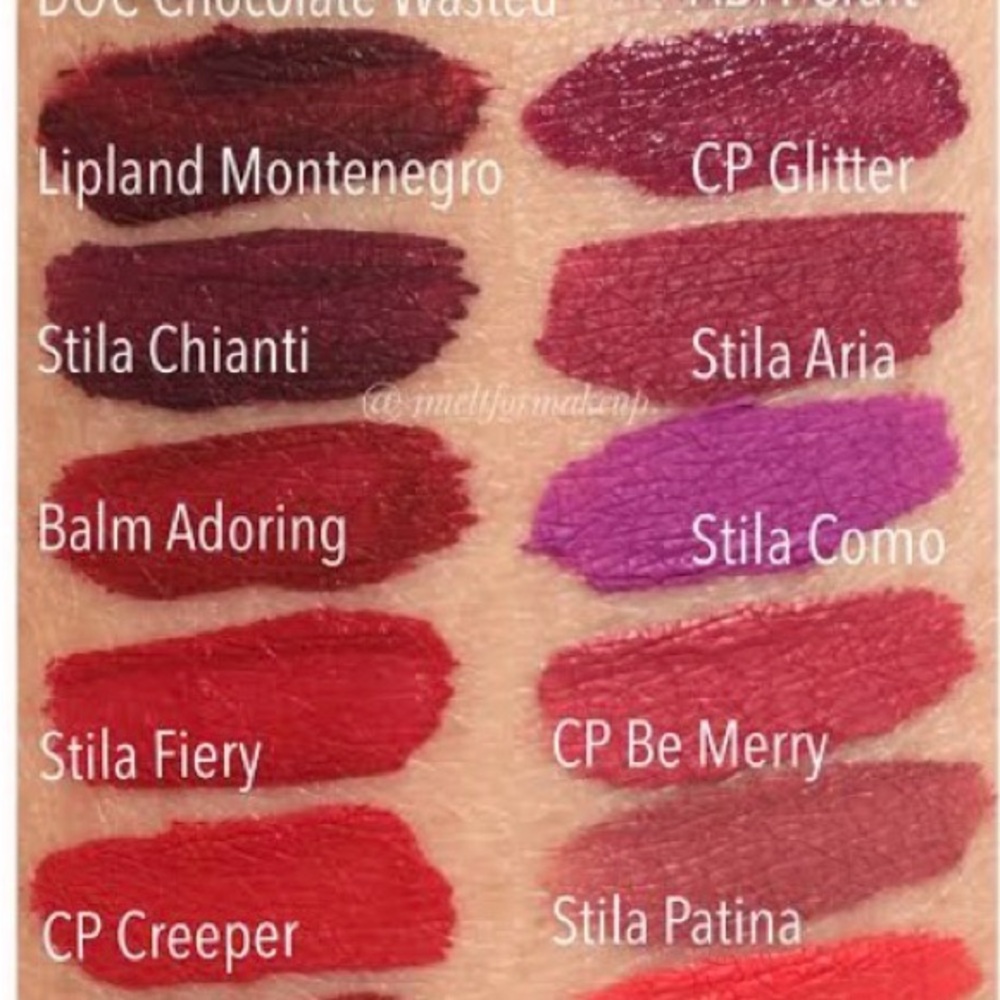 Stila FIERY Red Liquid Lipstick - Vibrant Red Finish - Picture 2 of 5